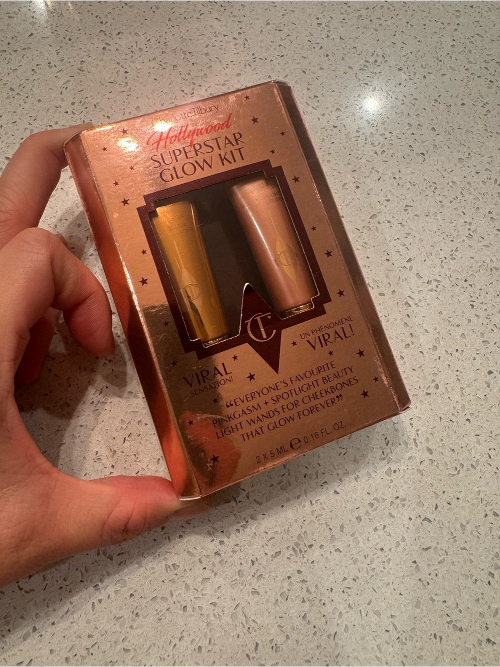 Charlotte Tilbury Glow Kit Duo - Pink & Gold Light Wands